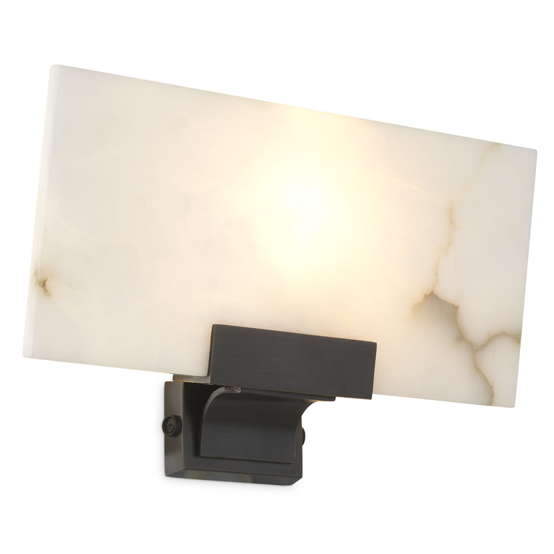 Бра Eichholtz Wall Lamp Zen Темная бронза Белый Бра Eichholtz Wall Lamp Zen Темная бронза Белый в Брянске | Loft Concept