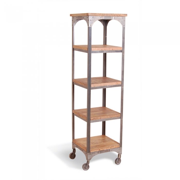 Стеллаж Industrial Metal Rust 5 Layer Corner Shelf Стеллаж Industrial Metal Rust 5 Layer Corner Shelf в Брянске | Loft Concept