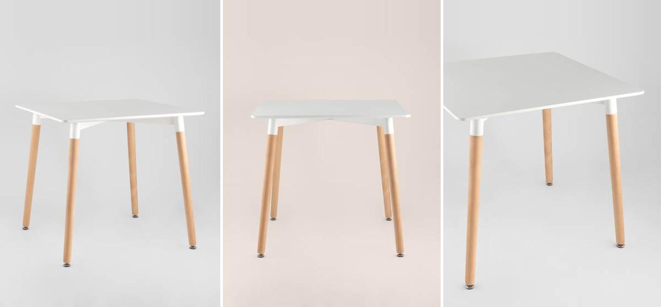 Стол обеденный Hoffman Collection квадратный №1 - фото