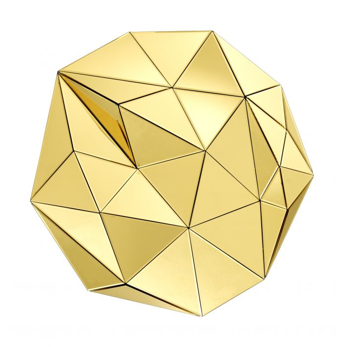 Зеркало Eichholtz Mirror Topanga Gold Глянцевое золото Зеркало Eichholtz Mirror Topanga Gold Глянцевое золото в Брянске | Loft Concept