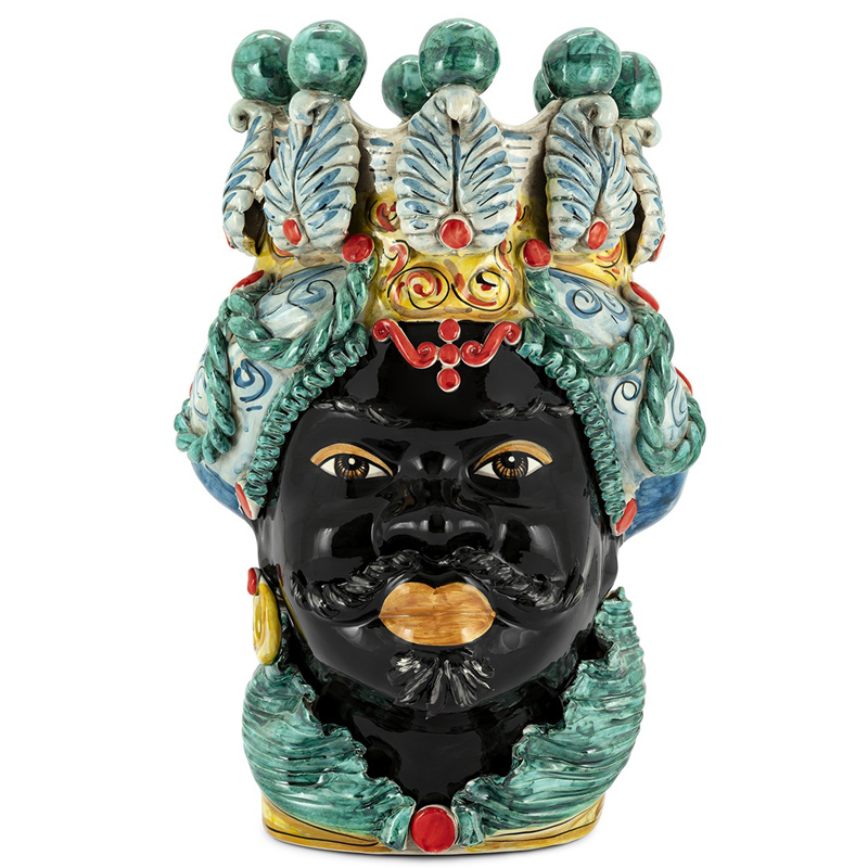 Ваза VASE MORO MAN BIG TRAD. II Мульти Ваза VASE MORO MAN BIG TRAD. II Мульти в Брянске | Loft Concept