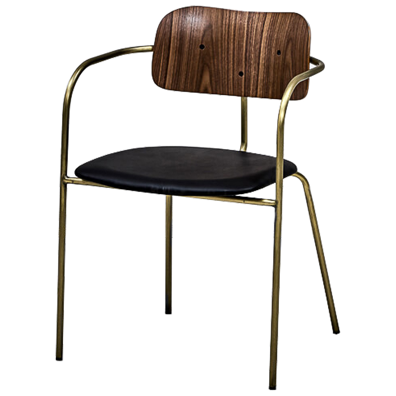 Стул Pilar Loft Stool black Черный Коричневый Бронза Стул Pilar Loft Stool black Черный Коричневый Бронза в Брянске | Loft Concept