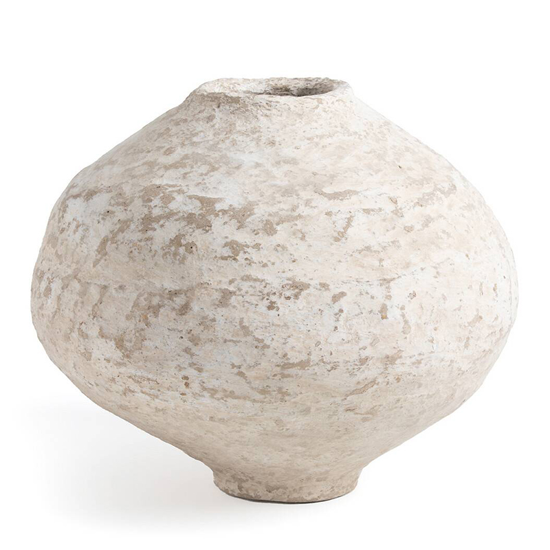 Ваза Csaba Papier Mache Vase 35 Бежево-серый Ваза Csaba Papier Mache Vase 35 Бежево-серый в Брянске | Loft Concept