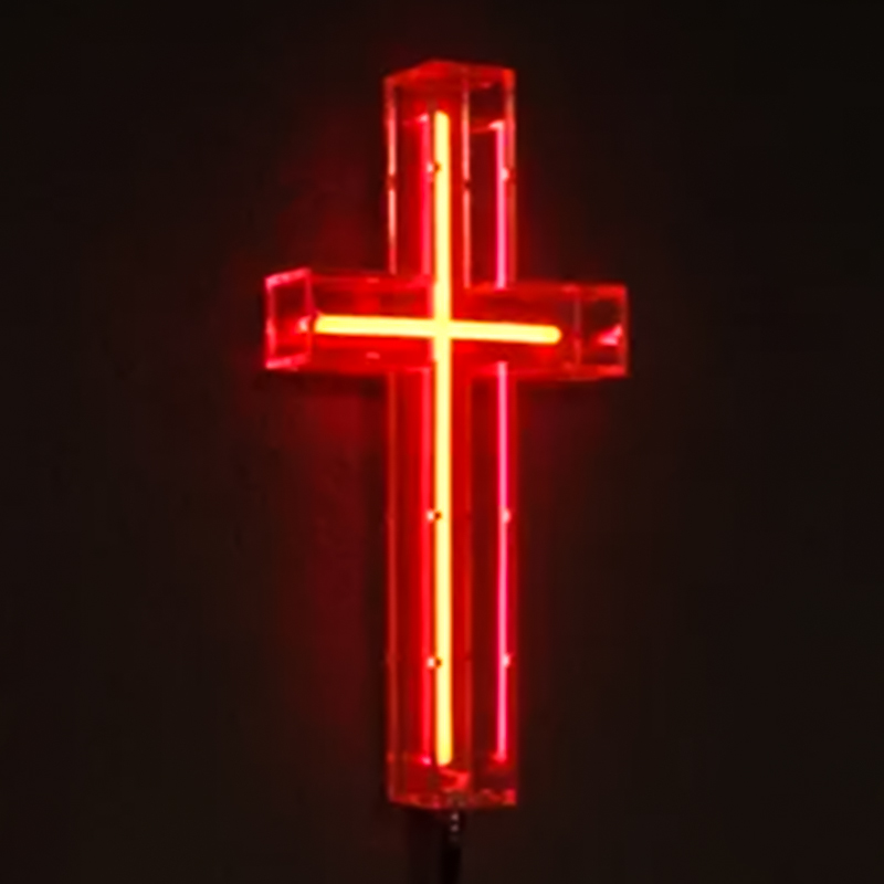 Неоновая настенная лампа Red Cross Neon Wall Lamp Красный Прозрачный Неоновая настенная лампа Red Cross Neon Wall Lamp Красный Прозрачный в Брянске | Loft Concept