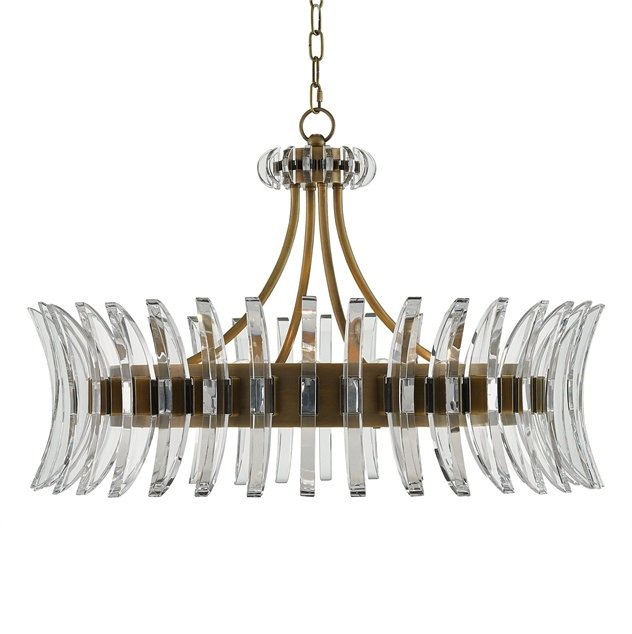 Люстра CURREY AND COMPANY COQUETTE CHANDELIER Латунь Коричневый Люстра CURREY AND COMPANY COQUETTE CHANDELIER Латунь Коричневый в Брянске | Loft Concept