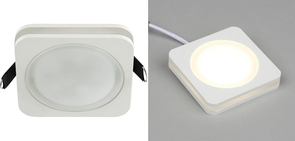 Белый квадратный спот Embedded Light Белый квадратный спот Embedded Light - Loft-Concept в Брянске