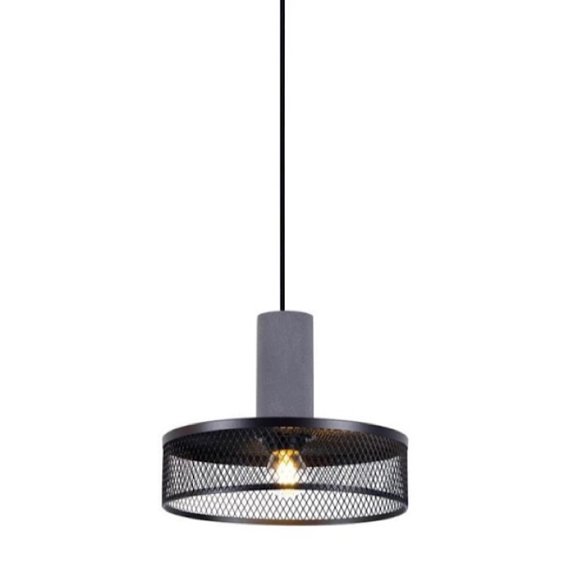 Подвесной светильник Loft Black Riveted Mesh Lighting Серый Черный матовый Подвесной светильник Loft Black Riveted Mesh Lighting Серый Черный матовый в Брянске | Loft Concept