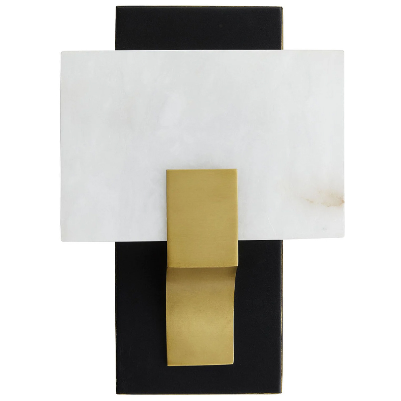 Бра Arteriors LUNA SCONCE Латунь Белый Черный Бра Arteriors LUNA SCONCE Латунь Белый Черный в Брянске | Loft Concept