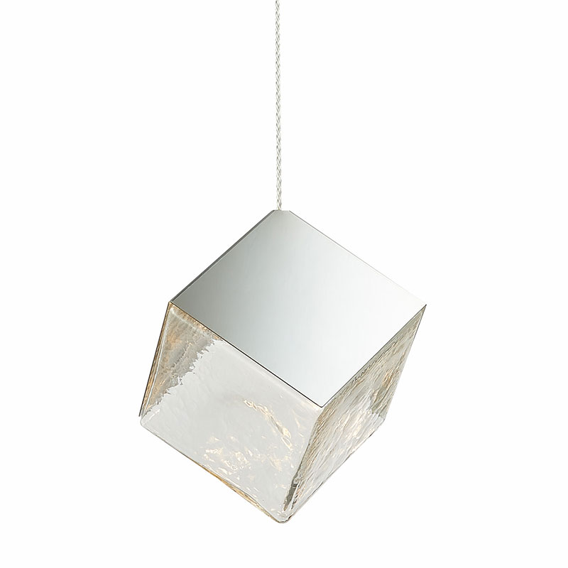 Подвесной светильник Pyrite Chrome Серебряный Прозрачный в Брянске | Loft Concept 