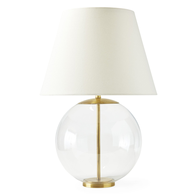 Настольная лампа Emory Table Lamp Gold Золотой Прозрачный (Transparent) Белый Настольная лампа Emory Table Lamp Gold Золотой Прозрачный (Transparent) Белый в Брянске | Loft Concept