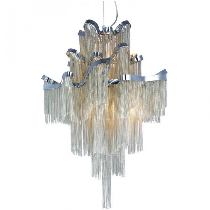 Люстра Stream Chandelier White Белый Люстра Stream Chandelier White Белый в Брянске | Loft Concept