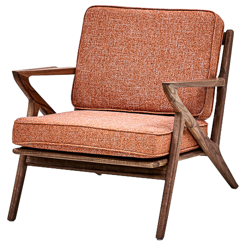Кресло Raamsdonk Chair Коричневый Коралловый Кресло Raamsdonk Chair Коричневый Коралловый в Брянске | Loft Concept