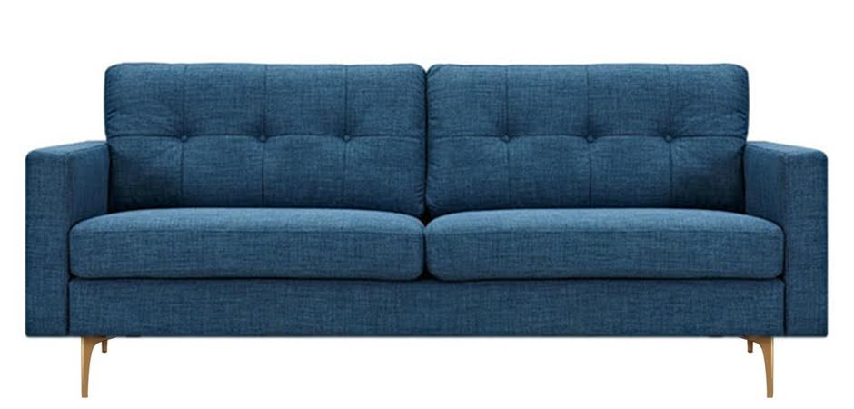 Диван Stone Blue Greta Sofa Диван синий лен Диван Stone Blue Greta Sofa Диван синий лен - Loft-Concept в Брянске