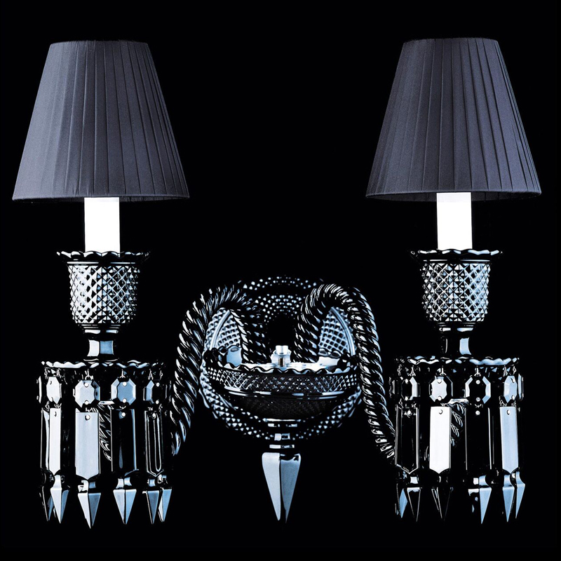Бра BACCARAT ZENITH NOIR Wall Lamp 2 Черный Бра BACCARAT ZENITH NOIR Wall Lamp 2 Черный в Брянске | Loft Concept
