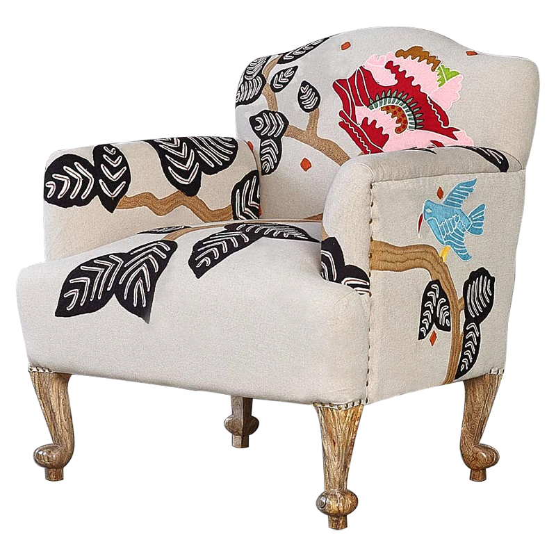 Кресло Mavis Armchair Бежевый Древесина Мульти Кресло Mavis Armchair Бежевый Древесина Мульти в Брянске | Loft Concept