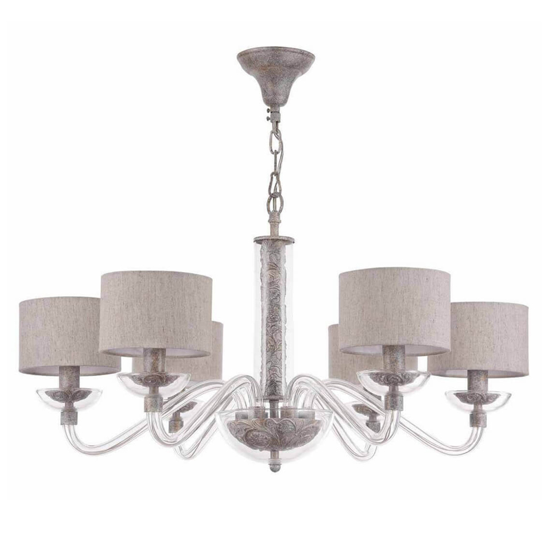 Люстра Sabella Light Chandelier 6 lamp Серый Люстра Sabella Light Chandelier 6 lamp Серый в Брянске | Loft Concept