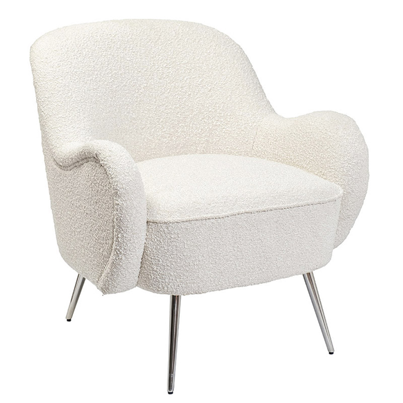 Кресло Boucle Choli Armchair Кремовый Кресло Boucle Choli Armchair Кремовый в Брянске | Loft Concept