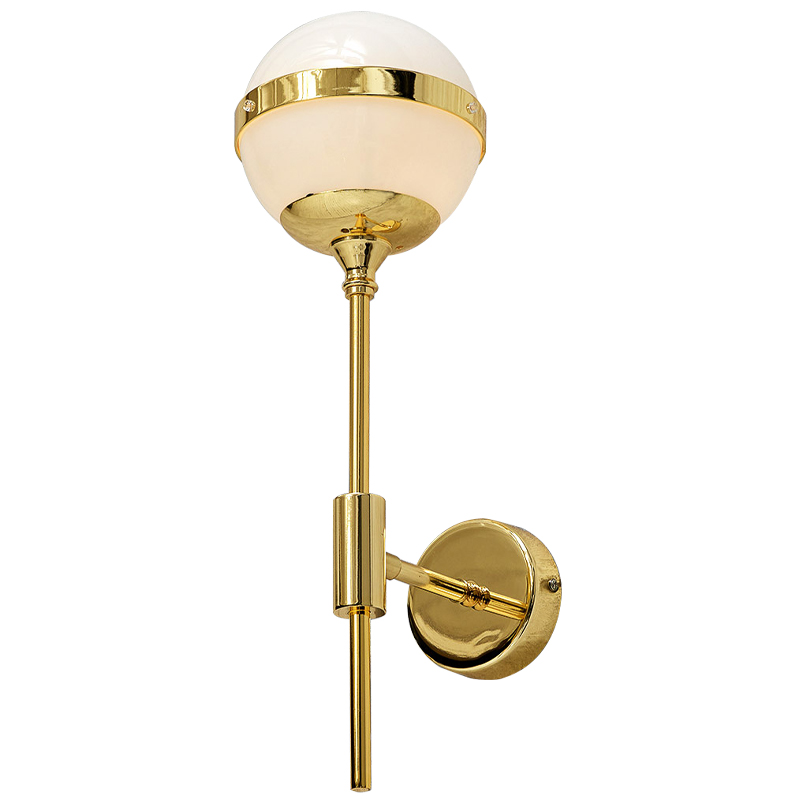 Бра Peggy Futura Gold Wall Lamp Золотой Белый Бра Peggy Futura Gold Wall Lamp Золотой Белый в Брянске | Loft Concept