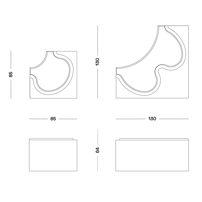 Дизайнерский модульный диван Poltronova Safari Sofa в Брянске