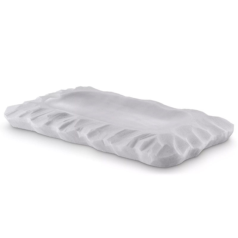 Поднос Eichholtz Tray Mauro White Белый Поднос Eichholtz Tray Mauro White Белый в Брянске | Loft Concept