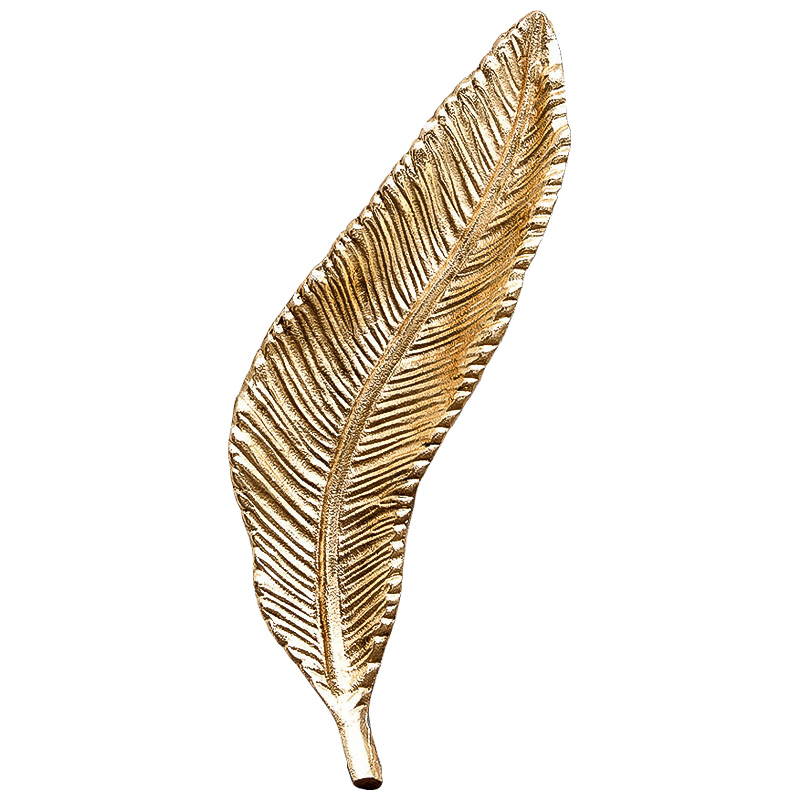 Аксессуар Gold Oblong Leaf Золотой Аксессуар Gold Oblong Leaf Золотой в Брянске | Loft Concept