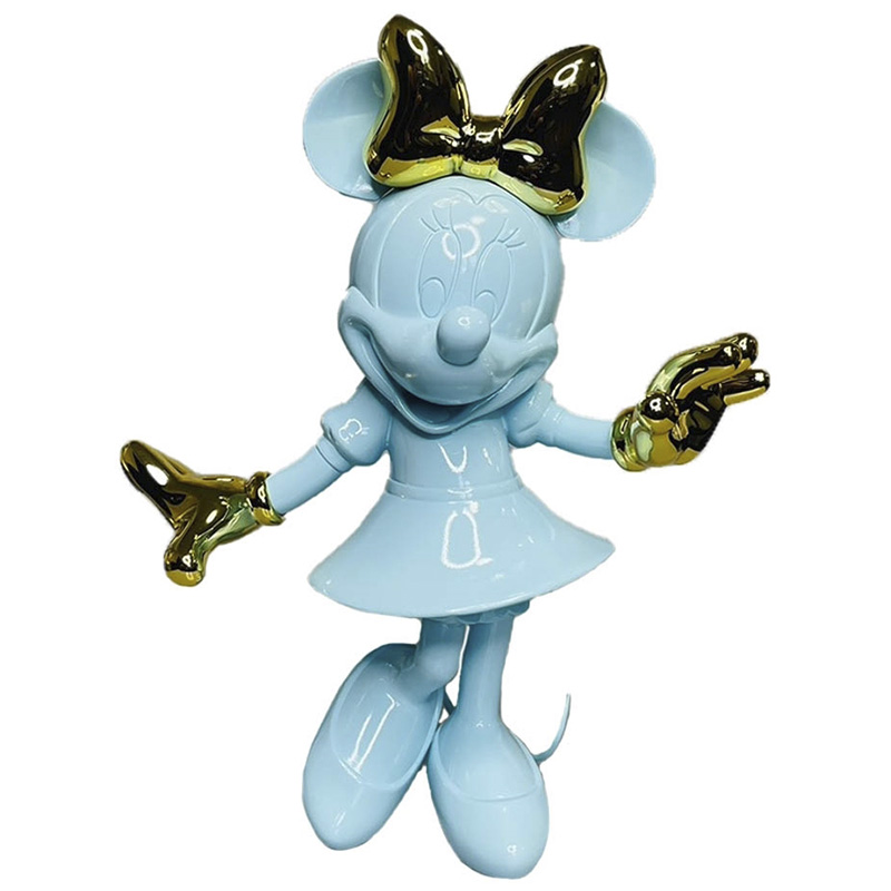 Статуэтка Минни Маус голубого цвета Minnie Mouse Blue Figurine  Голубой в Брянске | Loft Concept 