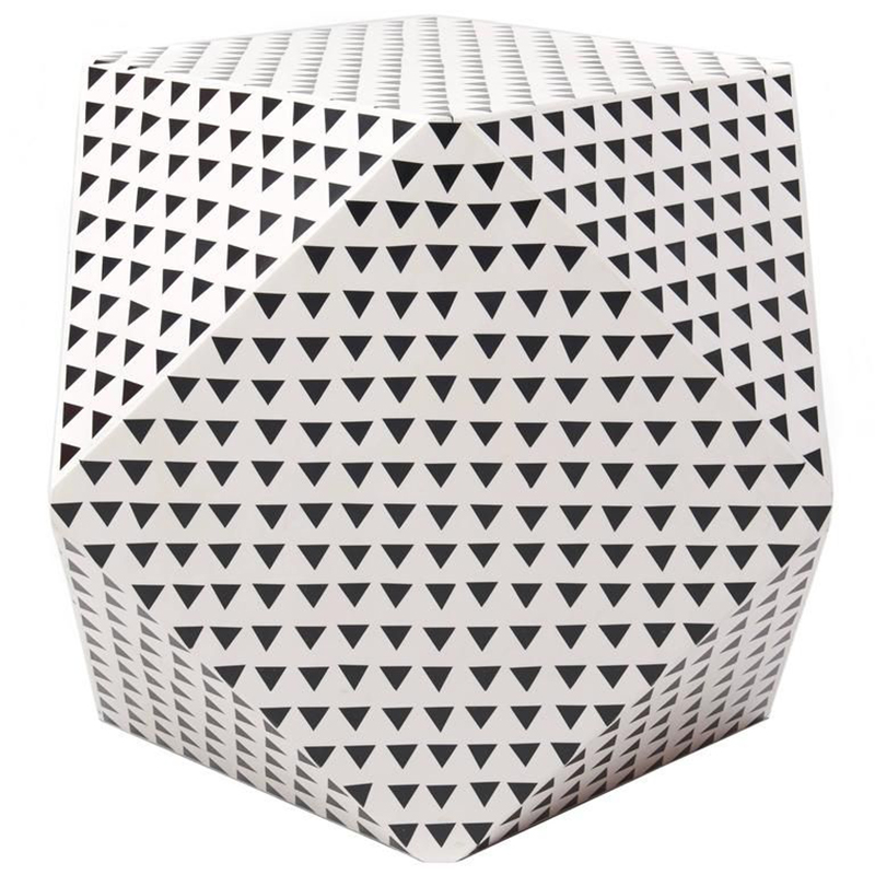 Triangular Black and White Geometric side table Черно-белый в Брянске | Loft Concept 