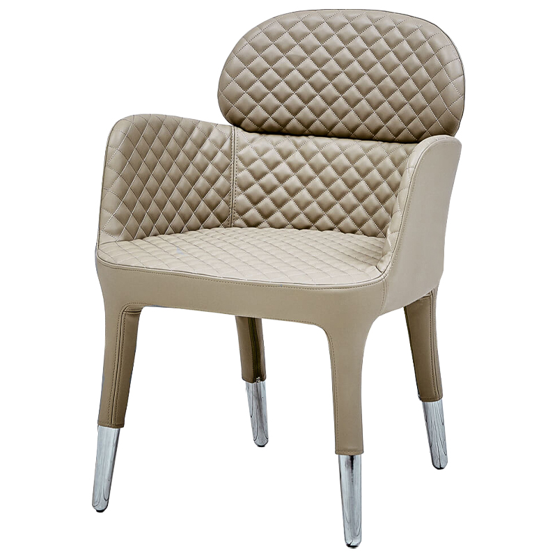 Кресло Ansbach Chair Бежевый Хром Кресло Ansbach Chair Бежевый Хром в Брянске | Loft Concept