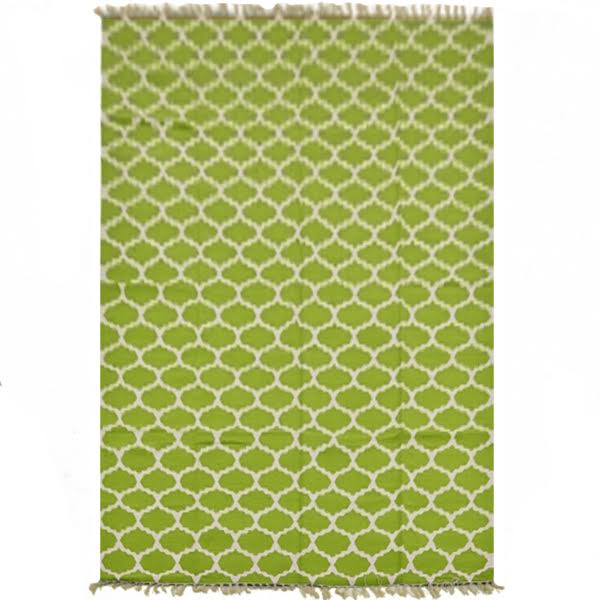 Ковер Ornament Cotton Green 100% хлопок Зеленый Ковер Ornament Cotton Green 100% хлопок Зеленый в Брянске | Loft Concept