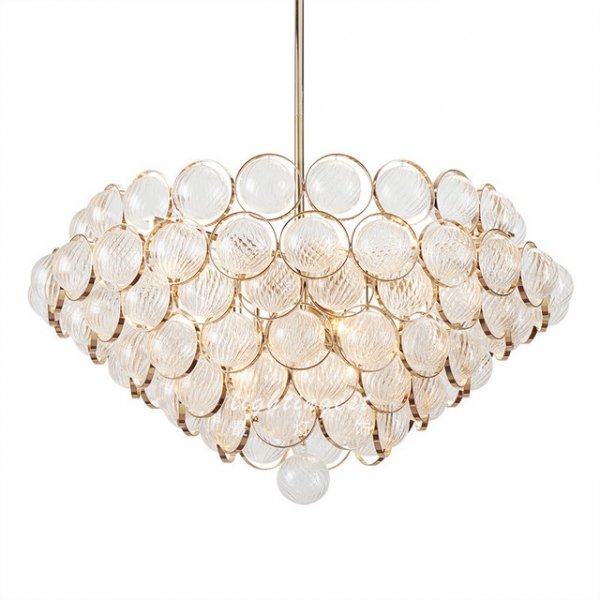 Люстра Atomos Chandelier Designer Reproduction Глянцевое золото Люстра Atomos Chandelier Designer Reproduction Глянцевое золото в Брянске | Loft Concept