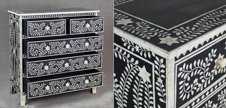 Комод Inlaid Bone Stars Комод Inlaid Bone Stars - Loft-Concept в Брянске