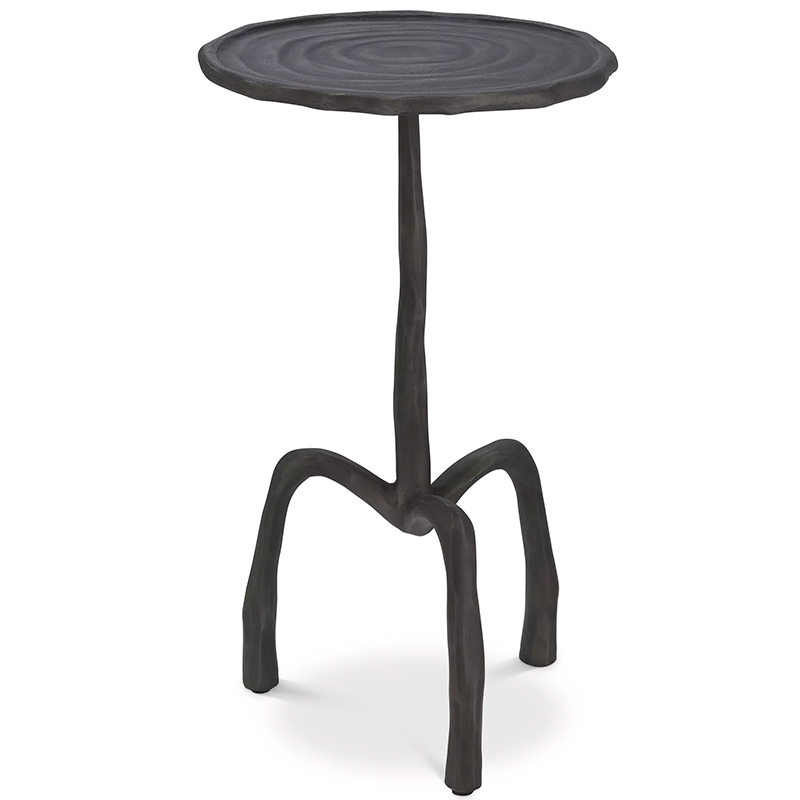 Приставной стол Eichholtz Side Table Kubu S Темная бронза Черный в Брянске | Loft Concept 