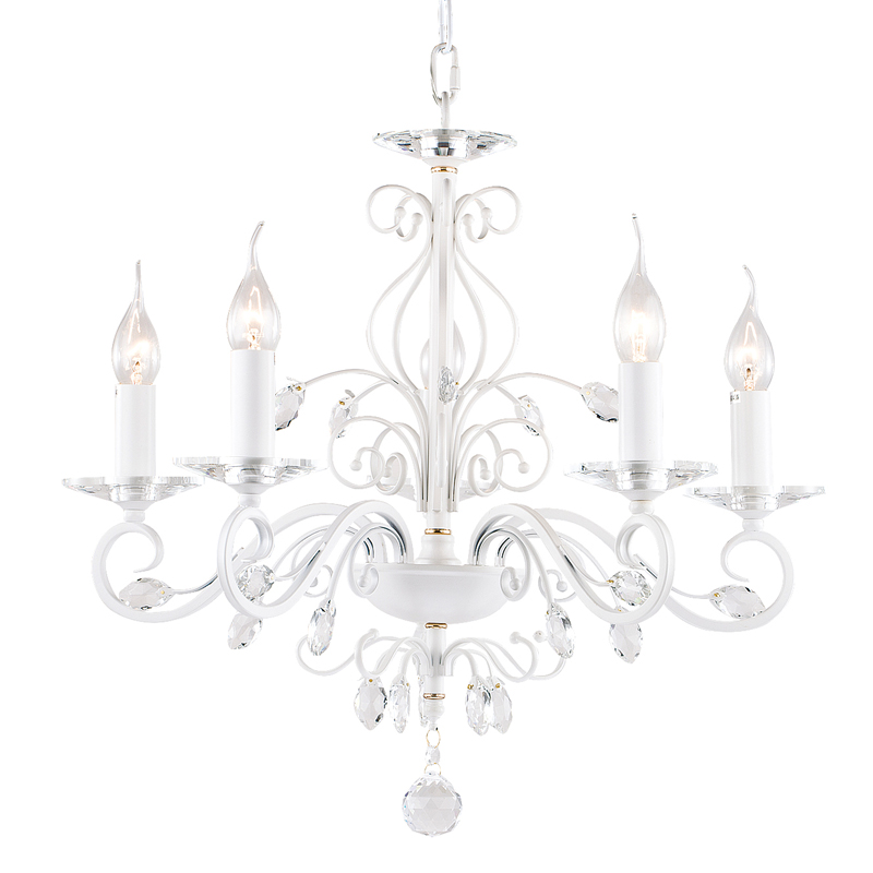 Люстра Magali Chandelier 57 Белый Прозрачный Люстра Magali Chandelier 57 Белый Прозрачный в Брянске | Loft Concept