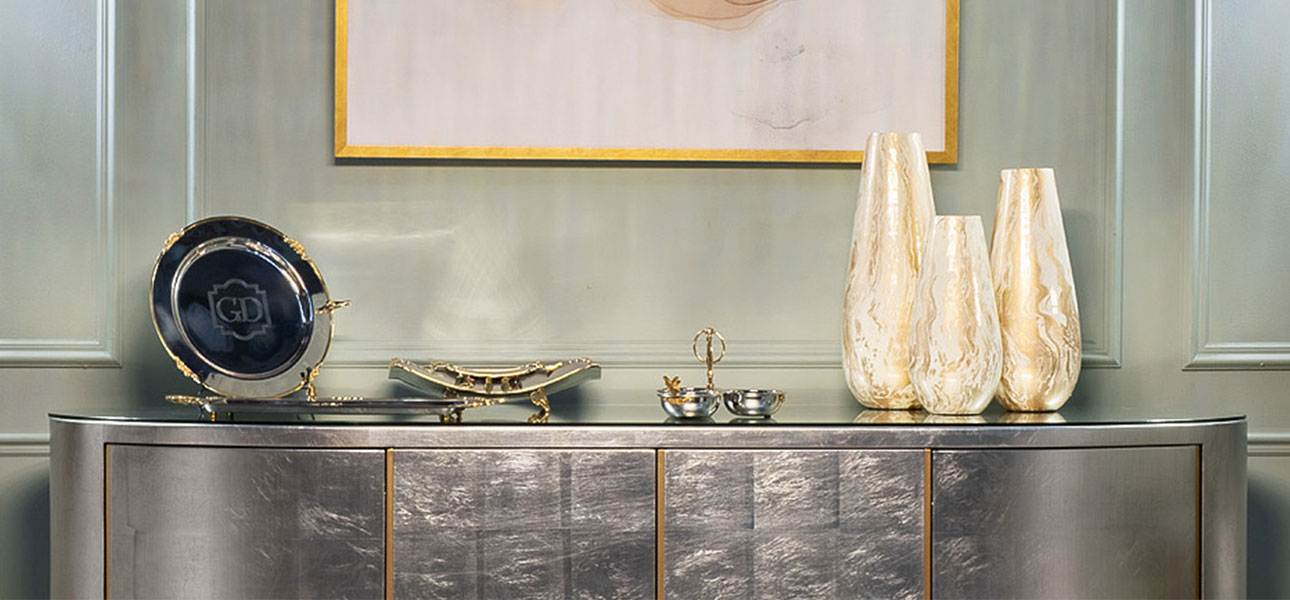 Ваза Helidoria golden beige 31 - фото