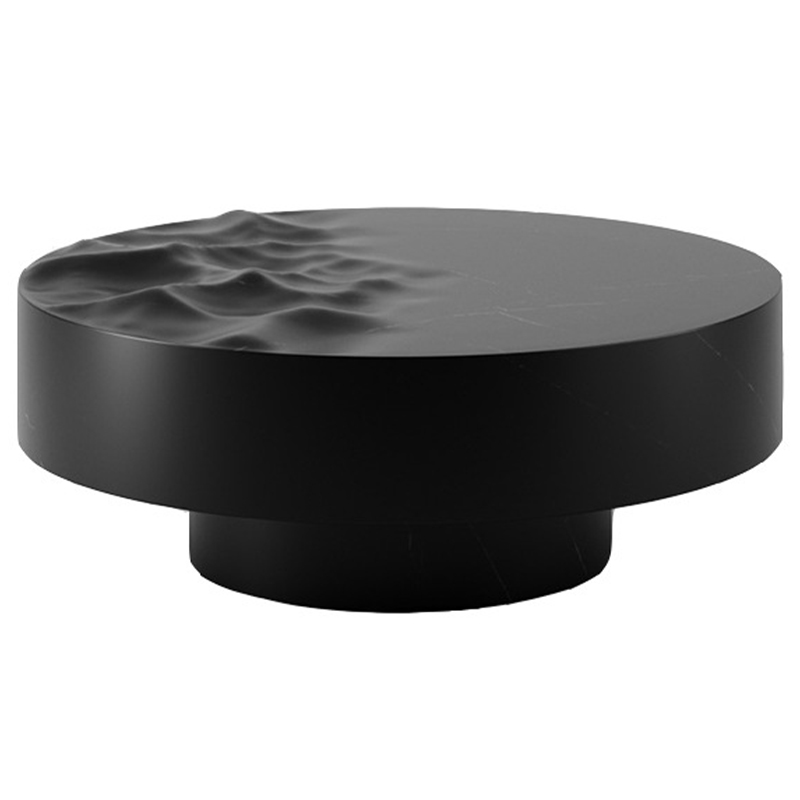 Дизайнерский журнальный стол Mathieu Lehanneur Sculpts Ocean Memories Round Black Черный Мрамор Nero Дизайнерский журнальный стол Mathieu Lehanneur Sculpts Ocean Memories Round Black Черный Мрамор Nero в Брянске | Loft Concept