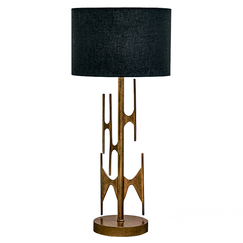 Настольная лампа Flabanico Table lamp Винтажная латунь Черный Настольная лампа Flabanico Table lamp Винтажная латунь Черный в Брянске | Loft Concept