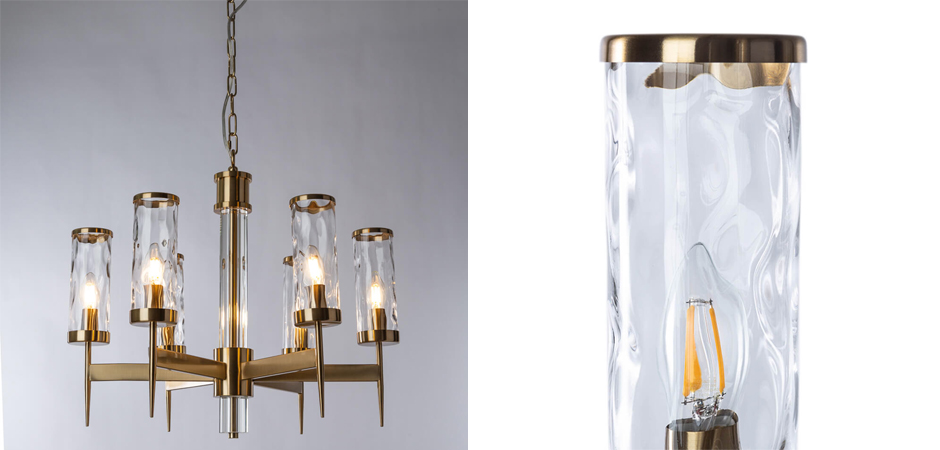 Люстра Brass Wheel Small в Американском стиле Люстра Brass Wheel Small в Американском стиле - Loft-Concept в Брянске