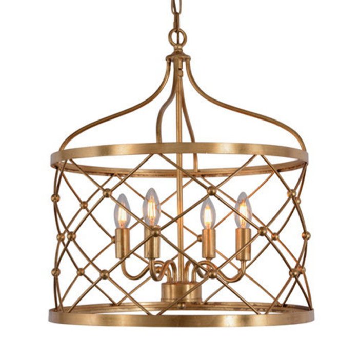 Подвесные светильники Lantern Golden Net L Pendant lamp Золотой Подвесные светильники Lantern Golden Net L Pendant lamp Золотой в Брянске | Loft Concept