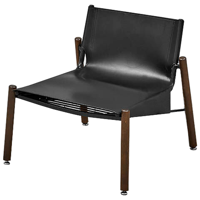 Кресло Adriano Chair Черный Коричневый Кресло Adriano Chair Черный Коричневый в Брянске | Loft Concept