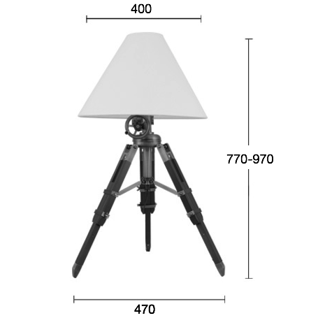 Настольная лампа Table Standing Lamp Black в Брянске