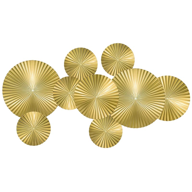 Арт-объект Apollo Gold Wall Plaque Disc 9 Золотой Арт-объект Apollo Gold Wall Plaque Disc 9 Золотой в Брянске | Loft Concept