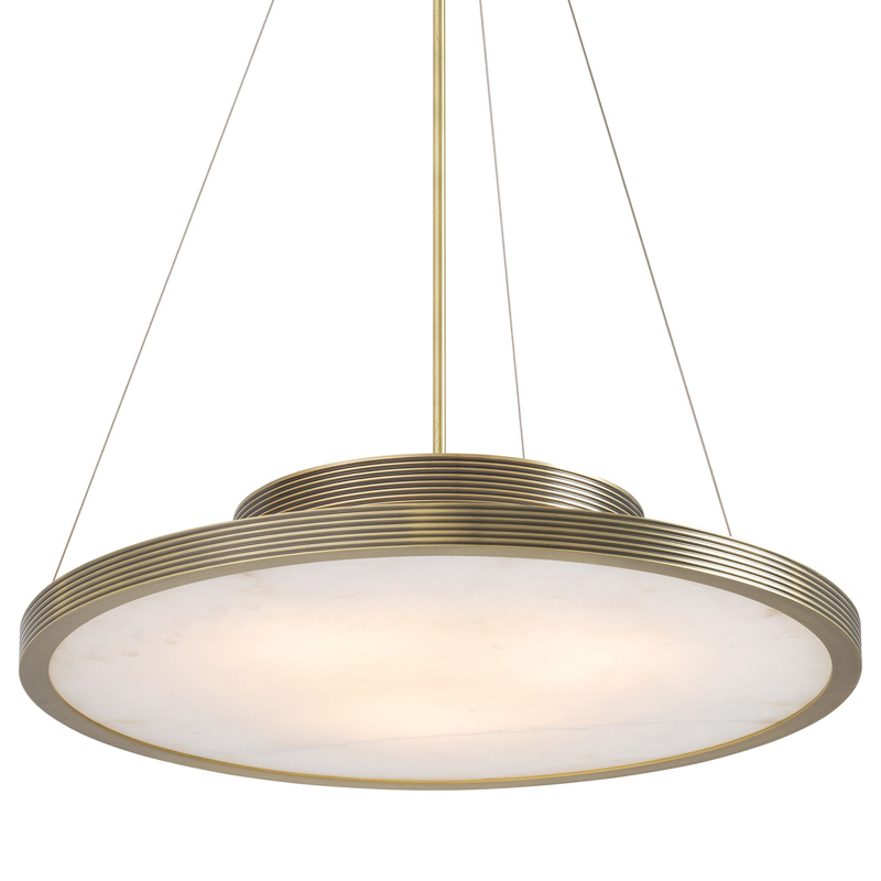 Люстра Eichholtz Chandelier Pullman Латунь Белый Люстра Eichholtz Chandelier Pullman Латунь Белый в Брянске | Loft Concept