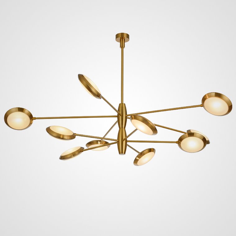 Люстра HOOP LED Золотой Люстра HOOP LED Золотой в Брянске | Loft Concept