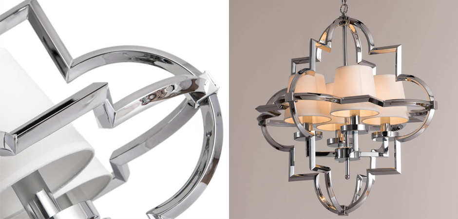 Люстра Lantern Rhombus Chromium Люстра Lantern Rhombus Chromium - Loft-Concept в Брянске