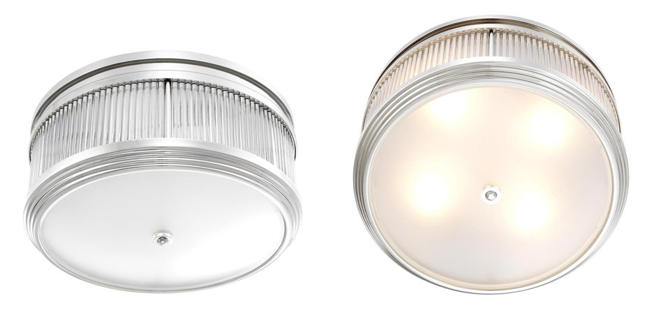 Потолочный светильник Ceiling Lamp Rousseau Nickel Потолочный светильник Ceiling Lamp Rousseau Nickel - Loft-Concept в Брянске
