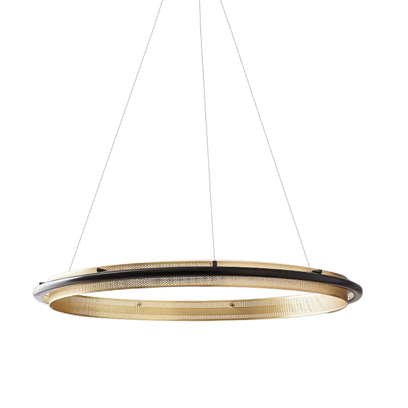 Люстра Gold ring horizontal pendant Золотой Люстра Gold ring horizontal pendant Золотой в Брянске | Loft Concept