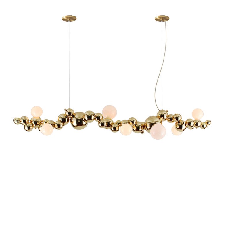 Люстра BUBBLY 8 BY ROSIE LI TRIODE DESIGN Глянцевое золото Люстра BUBBLY 8 BY ROSIE LI TRIODE DESIGN Глянцевое золото в Брянске | Loft Concept
