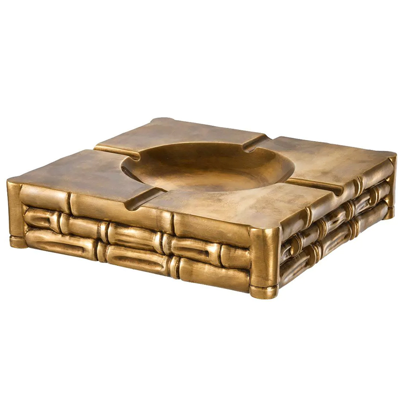 Пепельница Eichholtz Ashtray Bamboo Латунь в Брянске | Loft Concept 