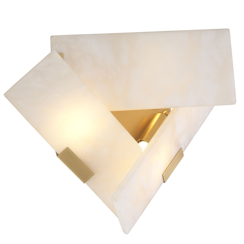 Бра Eichholtz Wall Lamp Bella Bianco Латунь Белый Бра Eichholtz Wall Lamp Bella Bianco Латунь Белый в Брянске | Loft Concept