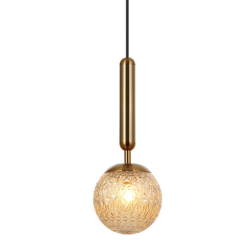 Подвесной светильник Perforated Glass Bubbles brown Бронза Коричневый Подвесной светильник Perforated Glass Bubbles brown Бронза Коричневый в Брянске | Loft Concept